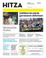 Goierriko Hitza - 2026ko uztailak 9
