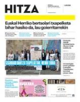 Goierriko Hitza - 2026ko irailak 18
